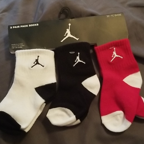 Jordan Other - NWT Jordan 3 pair boys socks